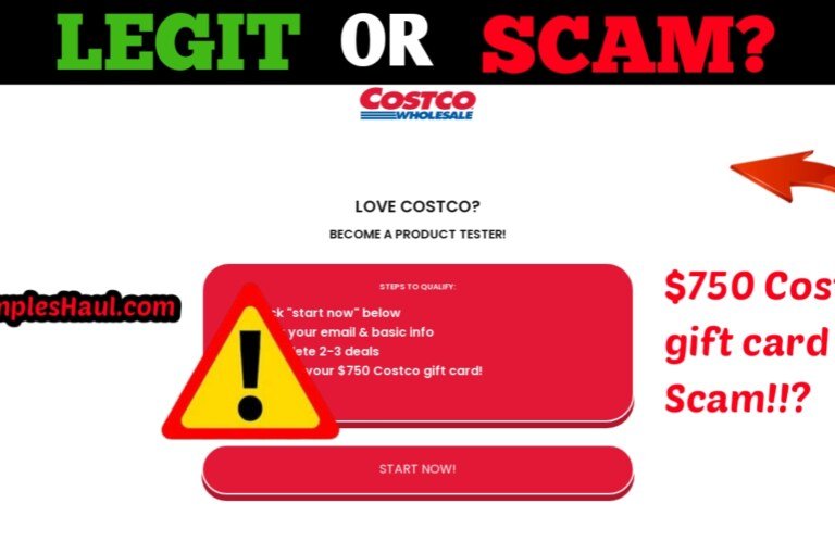 SamplesHaul.com Review: Is the $750 Costco Gift Card a Scam?